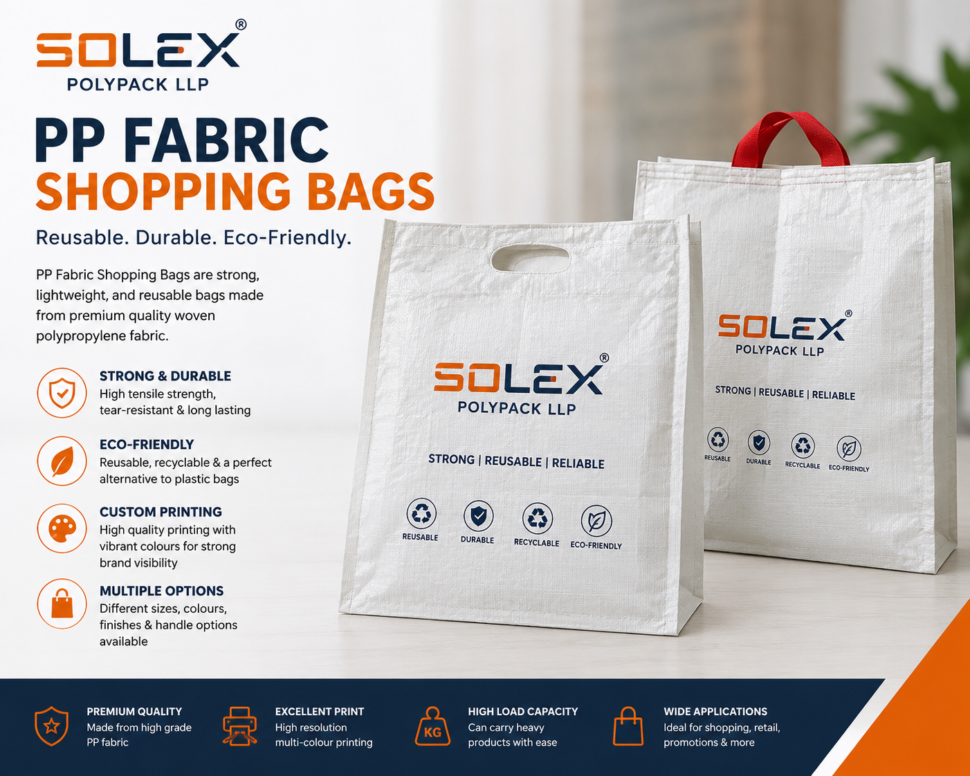 PP Fabric Shopping Bags